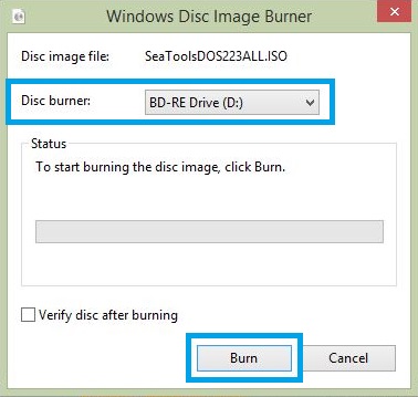write iso to hdd